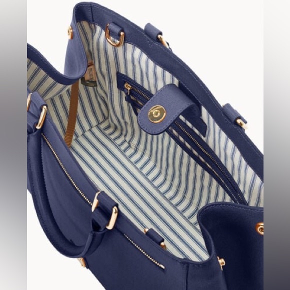 Dooney & Bourke Saffiano Zip Satchel - Picture 3 of 16